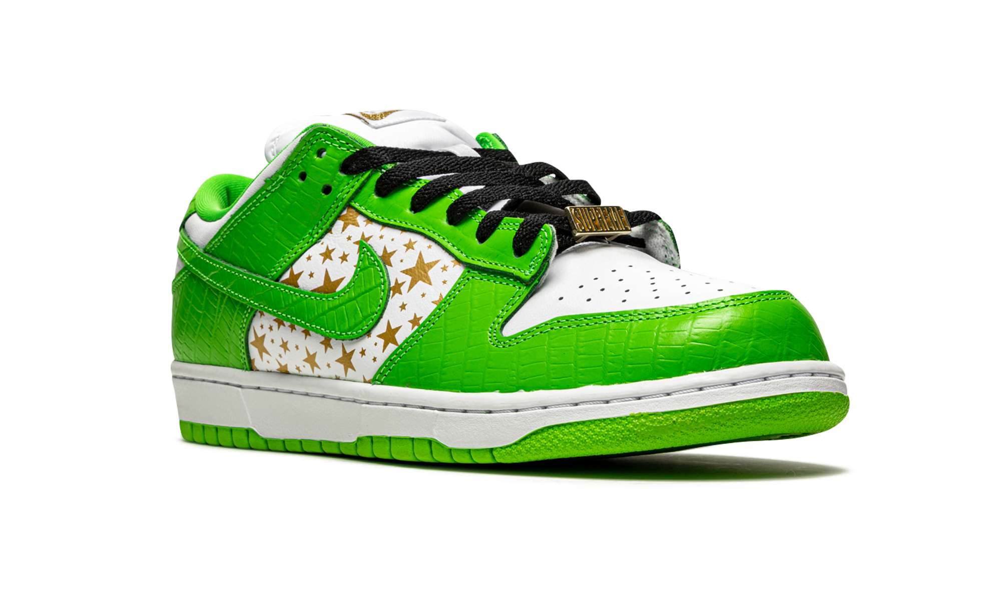 Sb Dunk Low "supreme - Stars - Mean Green" - 7