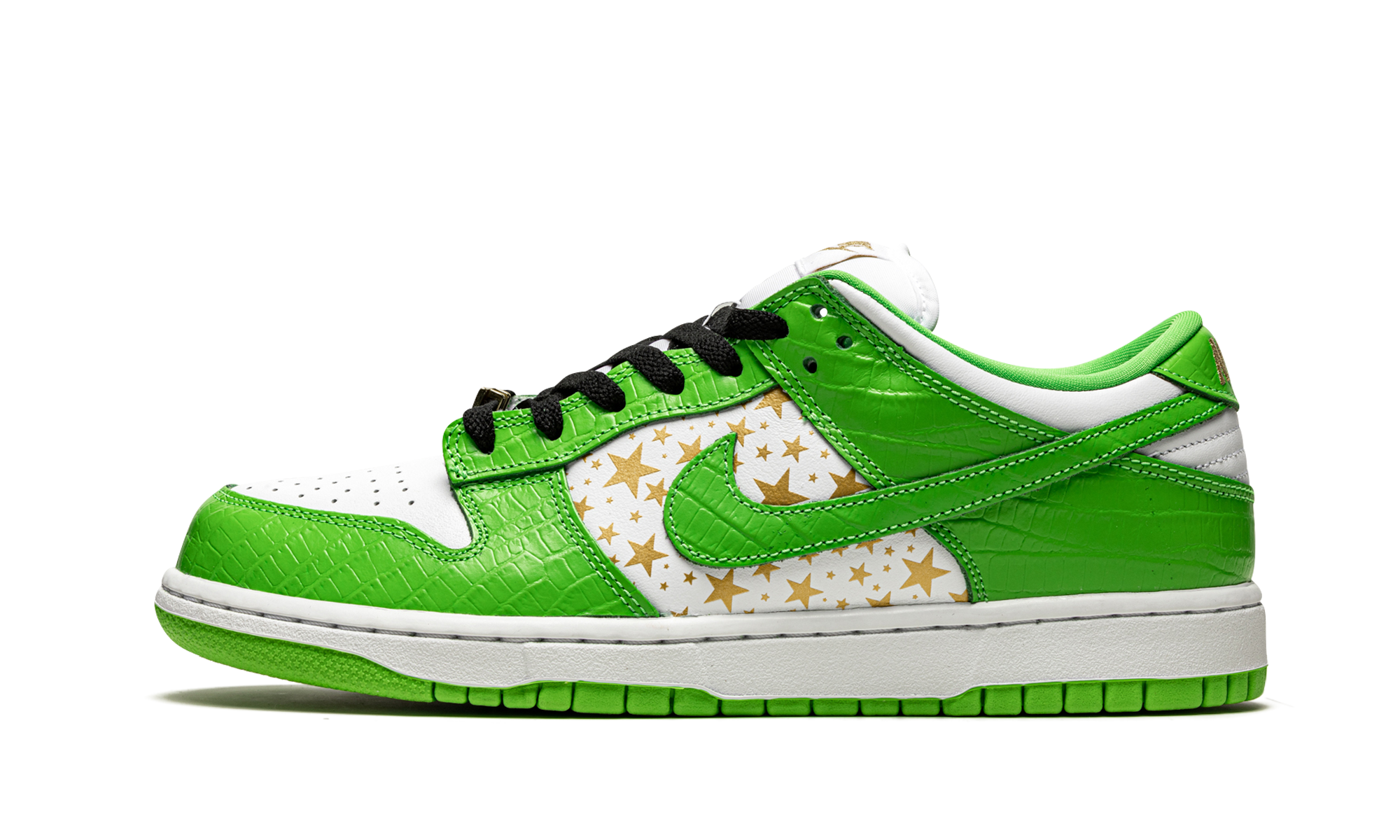 Sb Dunk Low "supreme - Stars - Mean Green" - 8