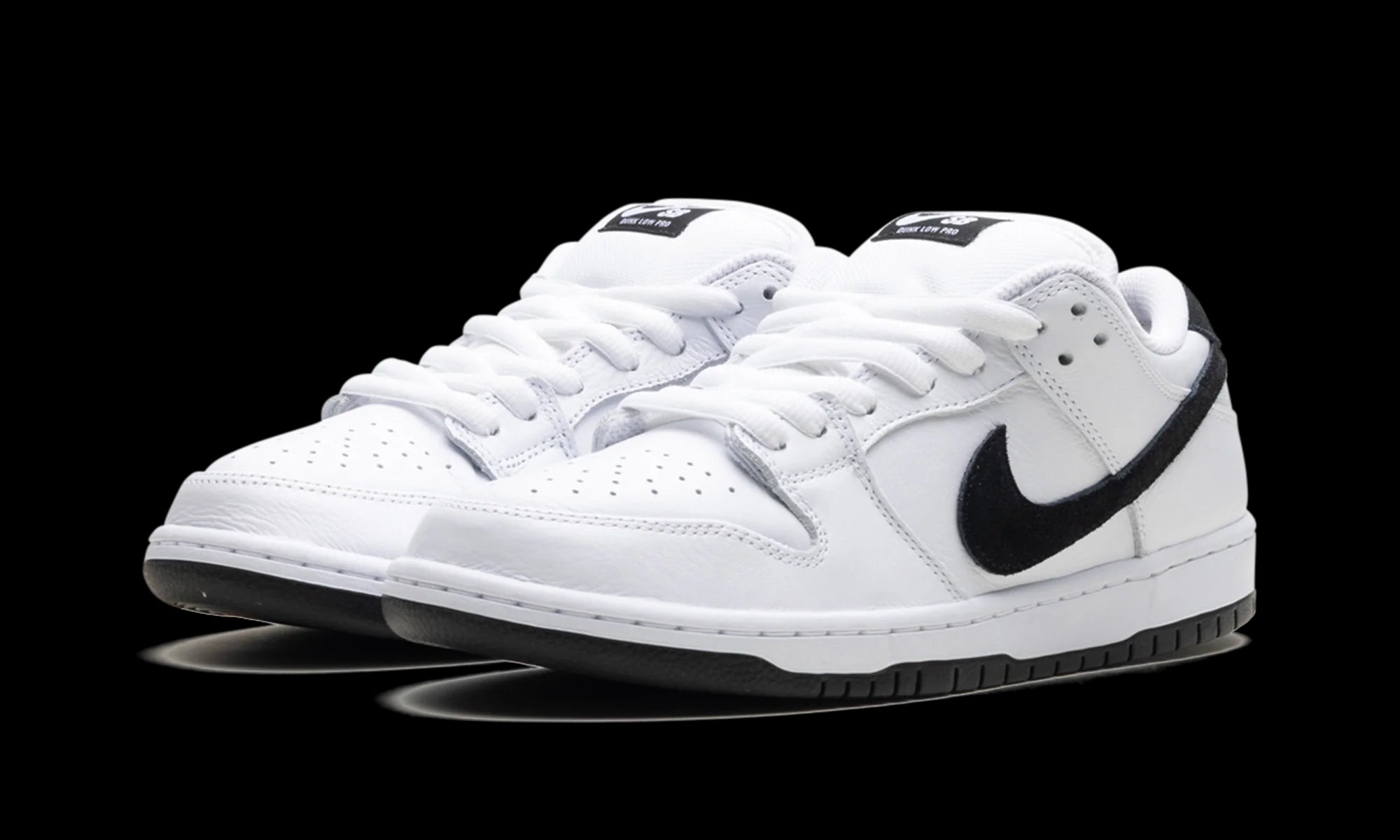 SB Dunk Low "White Black"