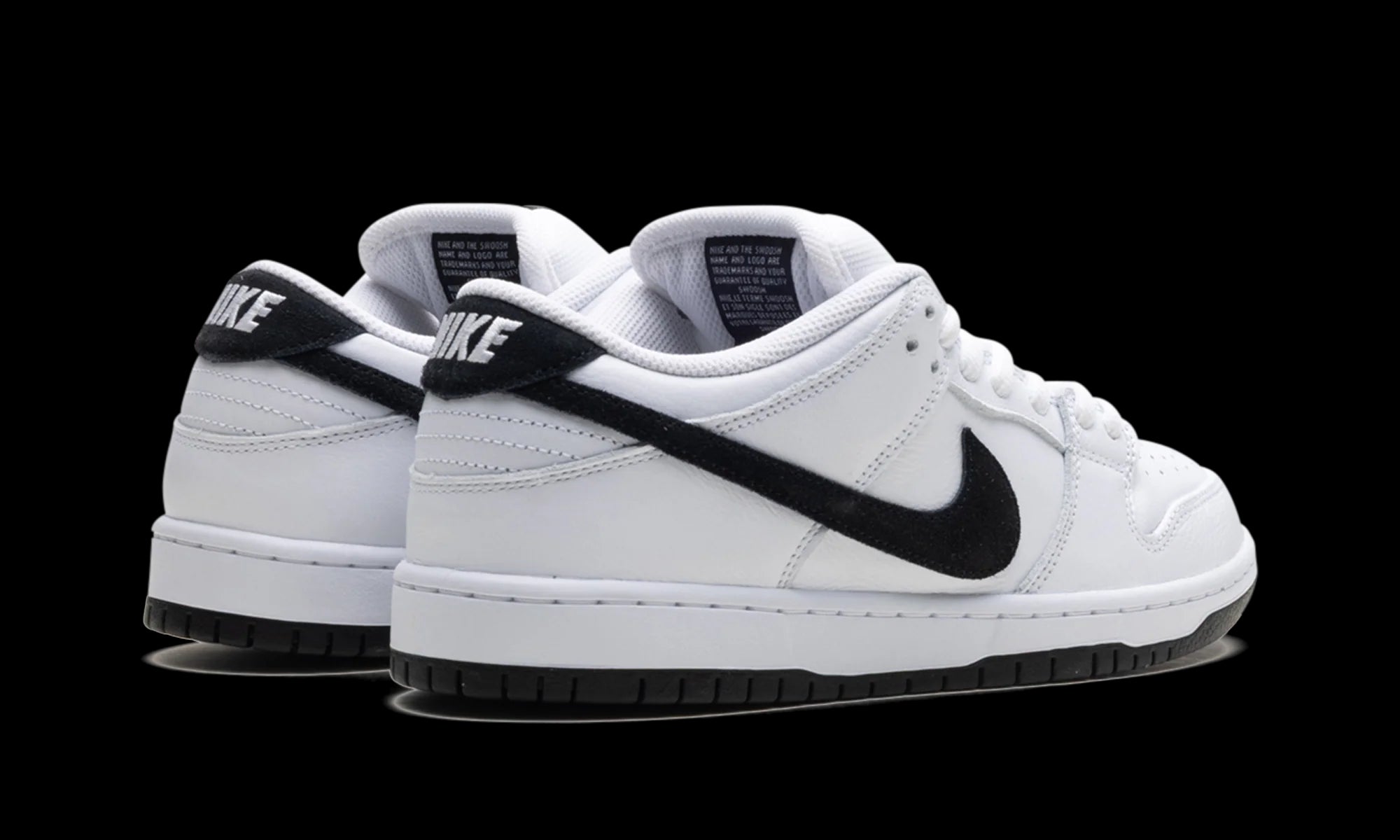 SB Dunk Low "White Black"