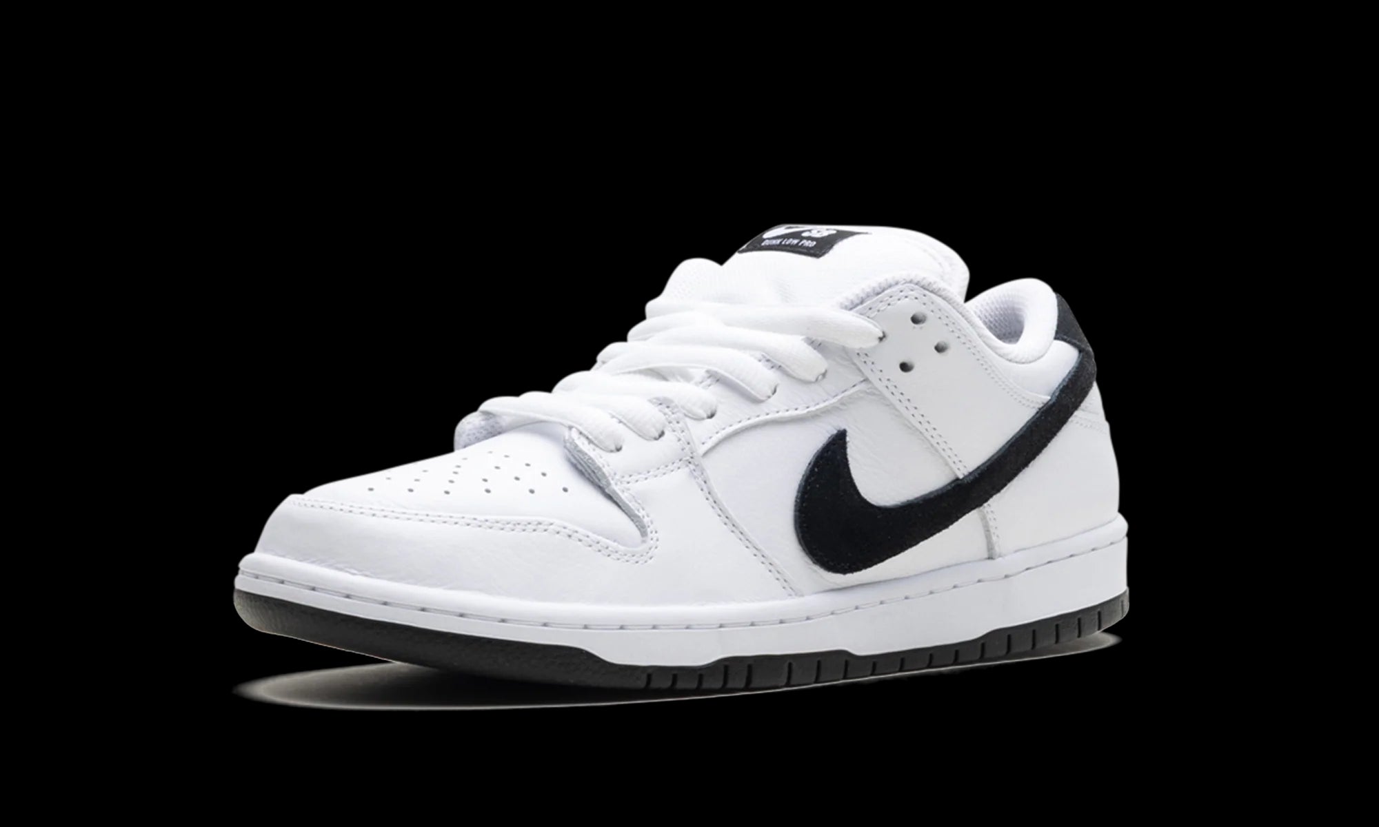 SB Dunk Low "White Black"