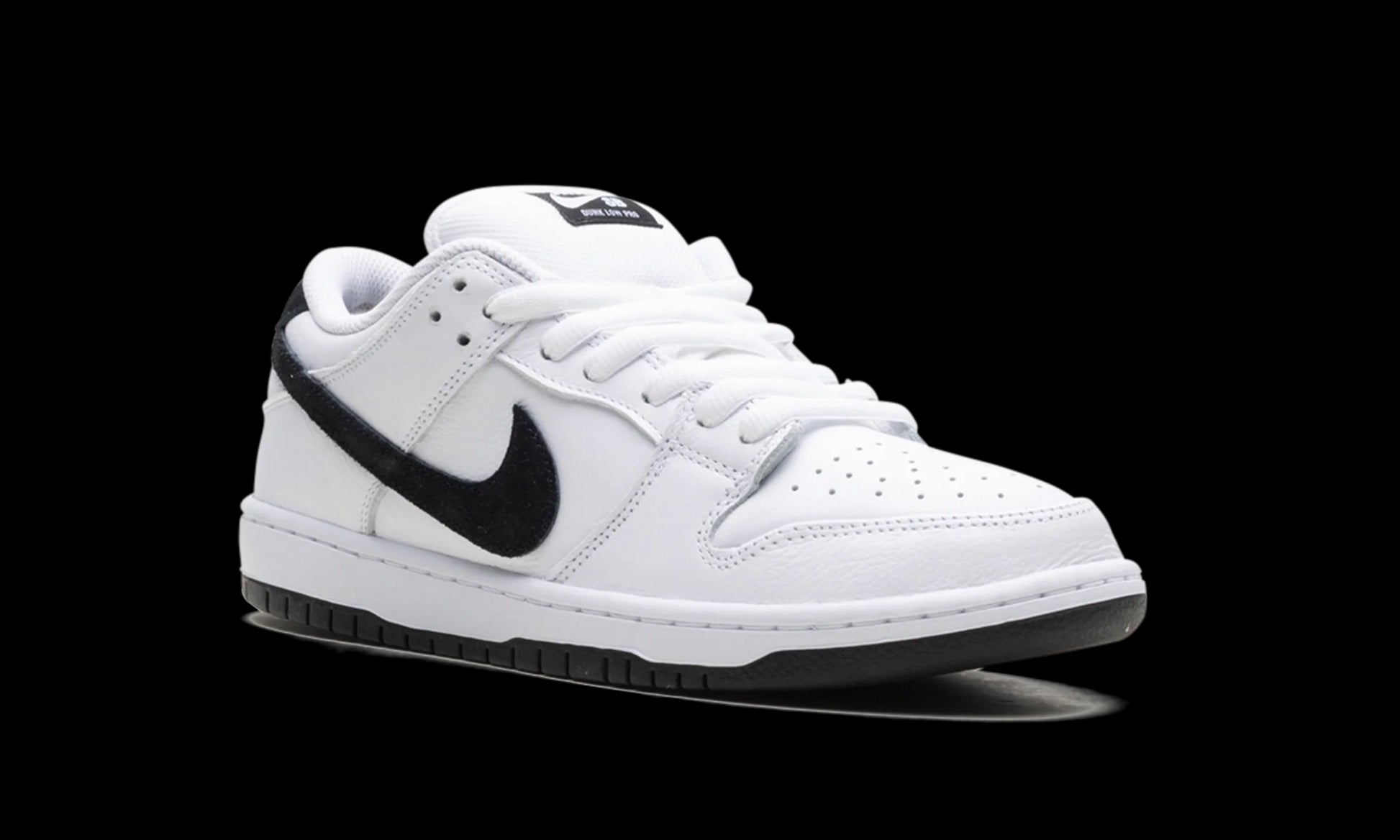 SB Dunk Low "White Black"