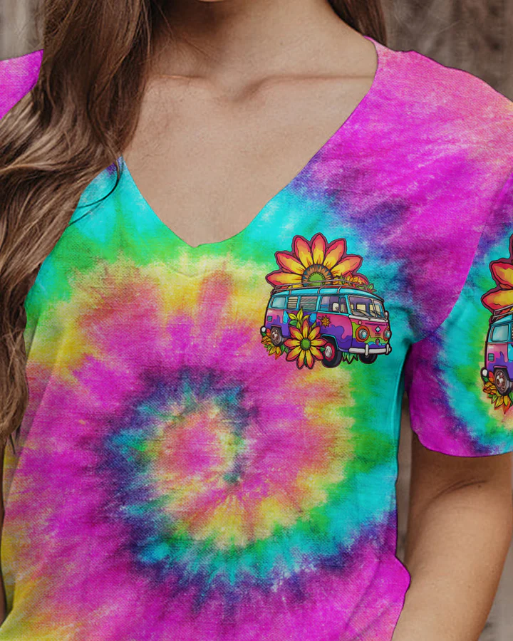 Hippie Art Zone - On A Dark Desert Highway Tie Dye For Hippie
