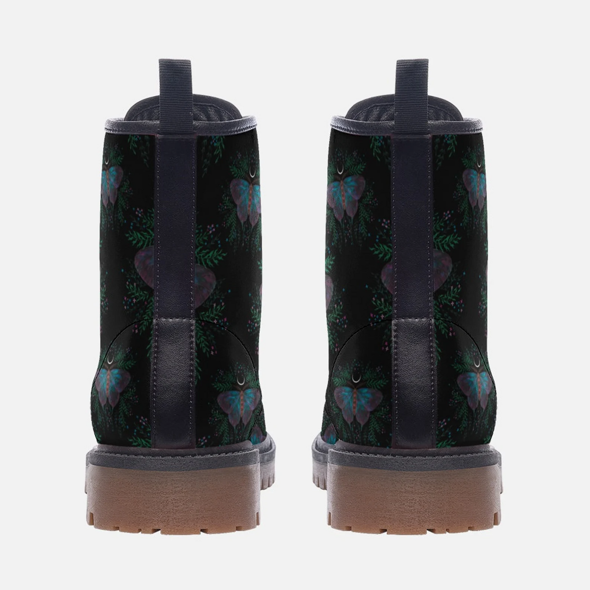 Hippie Art Zone - Dark Celestial Butterflies Boots.