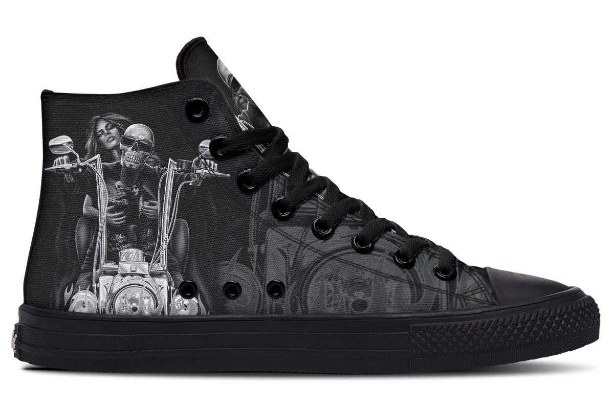 hippieartzone Shoes - CHOPPER SKULL
